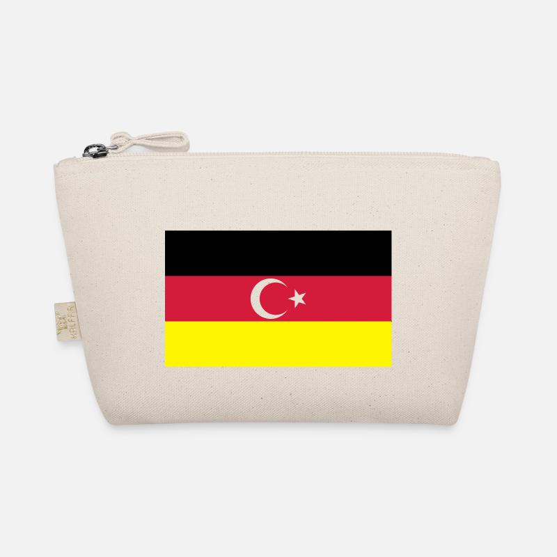 German Turkish flag Organic Pouch