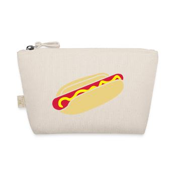 fastfood_hotdog_design_3c - Bio-Täschchen - Natur - Vorne