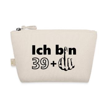 ich bin 39 + - Bio-Täschchen - Natur - Vorne
