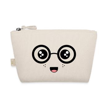 Nerdy Face - Bio-Täschchen - Natur - Vorne