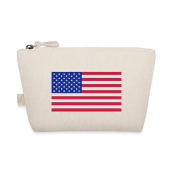 usa flag - Organic Pouch - nature - Front