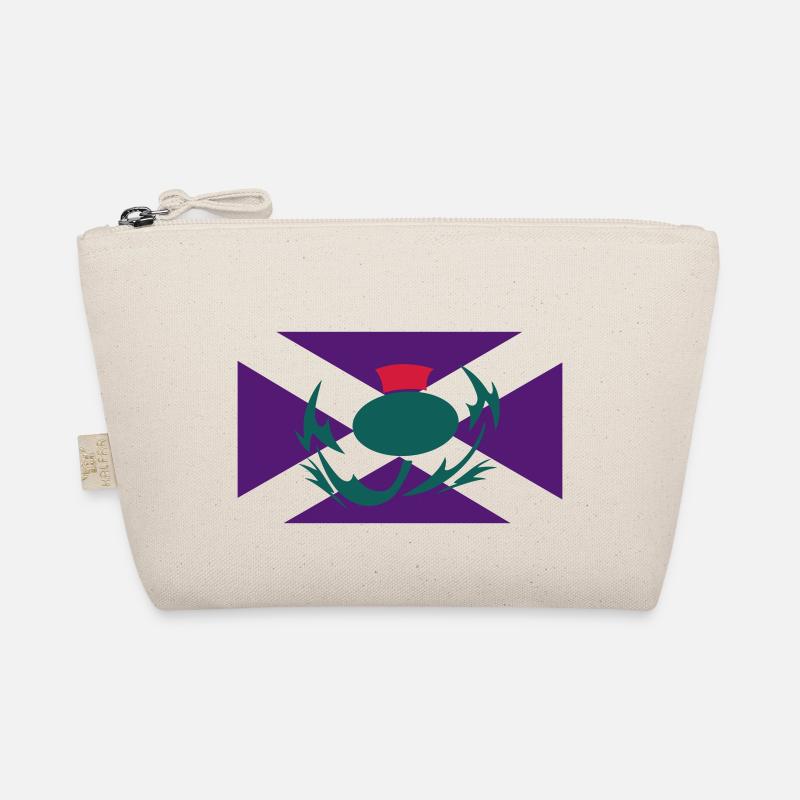 Scottish Flag Thistle Organic Pouch