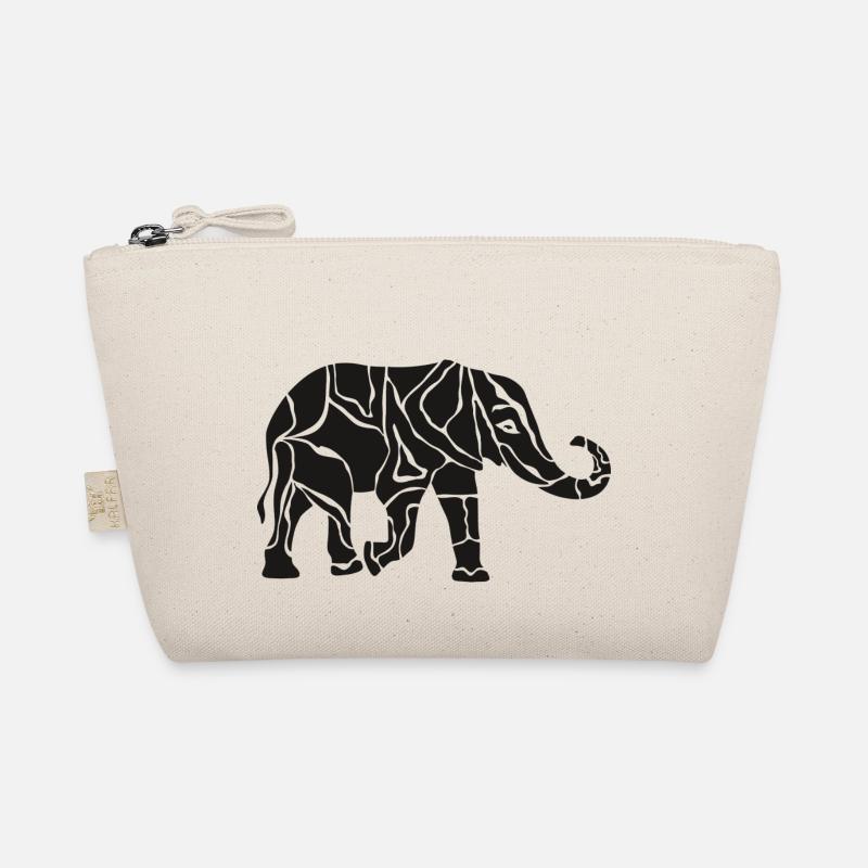 Elefant tattoo - Bio-Täschchen - Natur