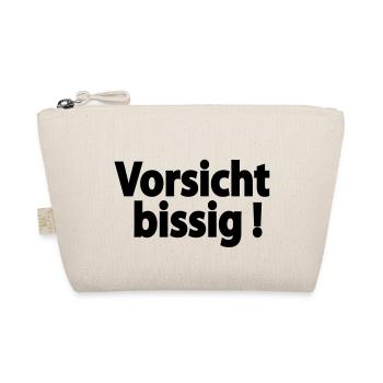 vorsicht_bissig - Bio-Täschchen - Natur - Vorne