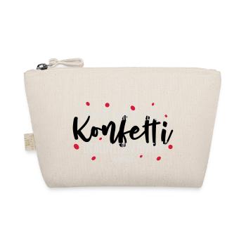 Konfuzius und Konfetti - Bio-Täschchen - Natur - Vorne