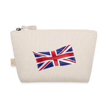 Union Jack Großbritannien UK Fahne Flagge - Bio-Täschchen - Natur - Vorne