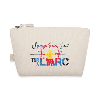 Sweatshirt J'peux pas j'ai tir à l'arc - couleur - Trousse biologique - nature - Devant