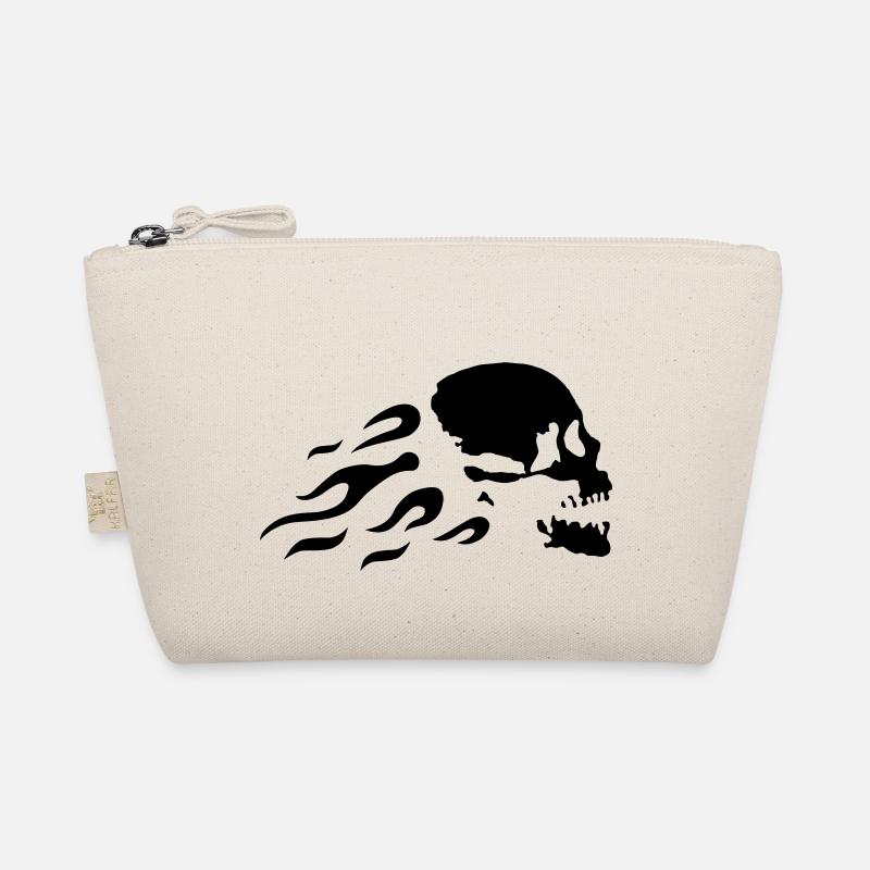 fast_skull - Bio-Täschchen - Natur