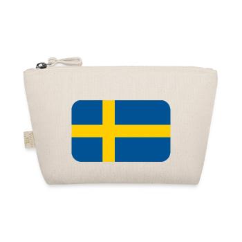SWEDEN FLAG round corner 400 dpi - Organic Pouch - nature - Front