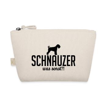 SCHNAUZER was sonst - Bio-Täschchen - Natur - Vorne