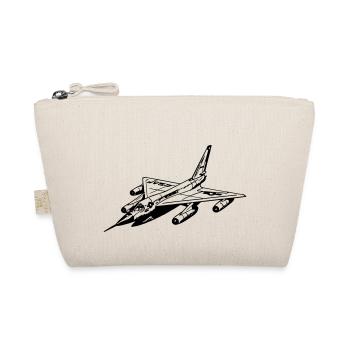 Flugzeug - Bio-Täschchen - Natur - Vorne