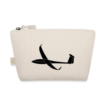 Segelflugzeug Geschenk Ventus - Bio-Täschchen - Natur - Vorne