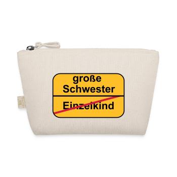 große Schwester - Bio-Täschchen - Natur - Vorne