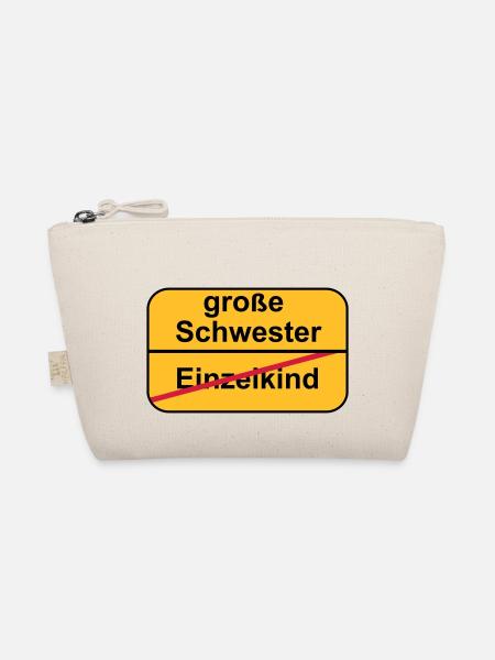 große Schwester - Bio-Täschchen - Natur