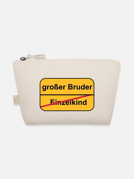großer Bruder - Bio-Täschchen - Natur