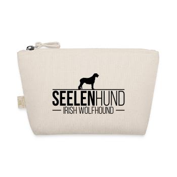 IRISH WOLFHOUND Seelenhund Hundespruch Wilsigns - Bio-Täschchen - Natur - Vorne