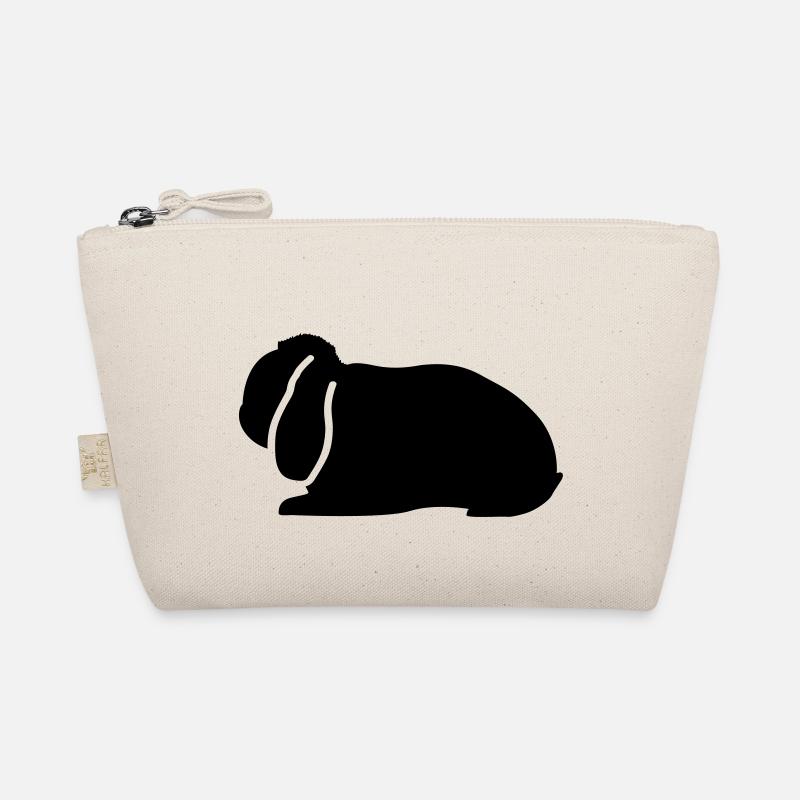 NHD emblem Dwarf Lop rabbit ram Organic Pouch