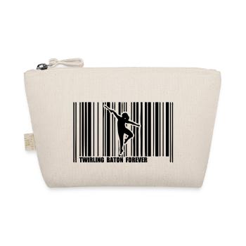 barcode dancer twirling baton1 - Organic Pouch - nature - Front
