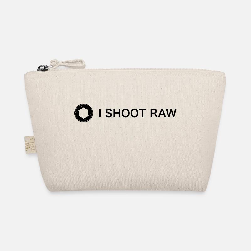 I shoot raw - Bio-Täschchen - Natur