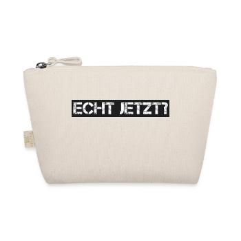 Spruch: echt jetzt - Bio-Täschchen - Natur - Vorne