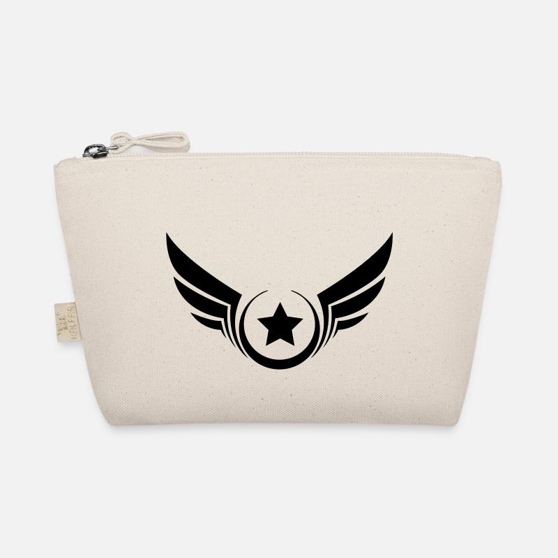Winged star, star with wings Organic Pouch