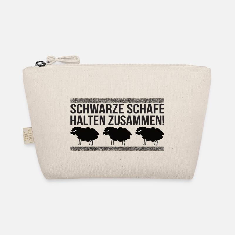 Black Sheep (Das schwarze Schaf.) - Bio-Täschchen - Natur