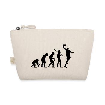 Evolution des Menschen - Basketball - Bio-Täschchen - Natur - Vorne