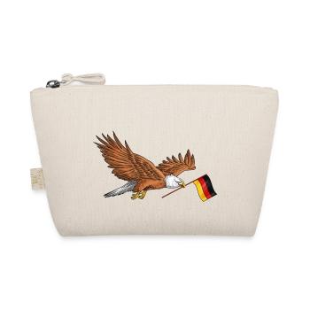 Deutscher Adler - Bio-Täschchen - Natur - Vorne