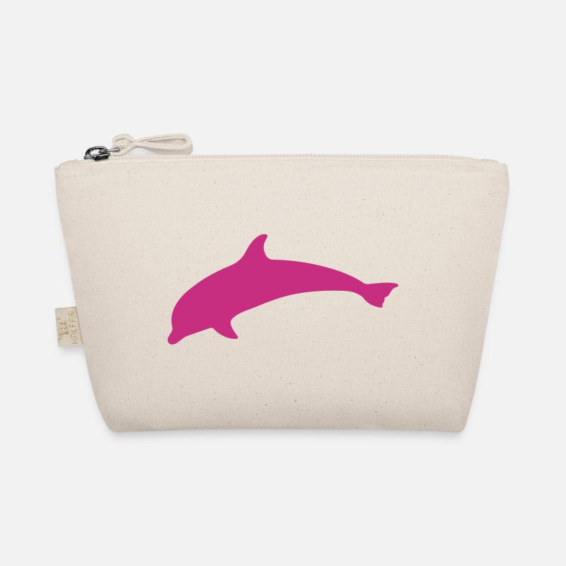 Delfin - Bio-Täschchen - Natur