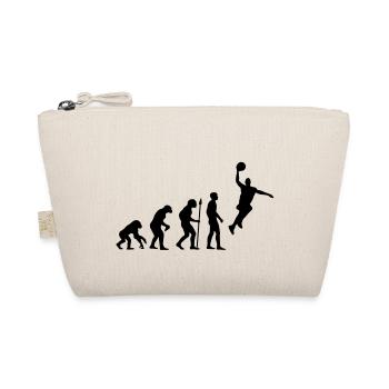 evolution_basketball___f1 - Bio-Täschchen - Natur - Vorne