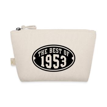 THE BEST OF 1953 - Birthday Geburtstag Design - Bio-Täschchen - Natur - Vorne