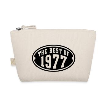 THE BEST OF 1977 - Birthday Geburtstag Design - Bio-Täschchen - Natur - Vorne