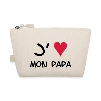 J'aime mon papa ! - Bio-Täschchen - Natur - Vorne