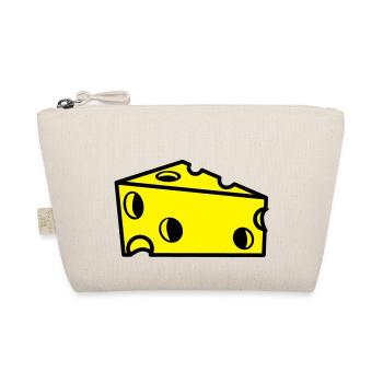 swiss cheese sliced with holes - Organic Pouch - nature - Front
