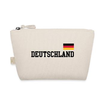 Deutschland Flagge - Germany-BRD-Fahne-Flagge - Bio-Täschchen - Natur - Vorne