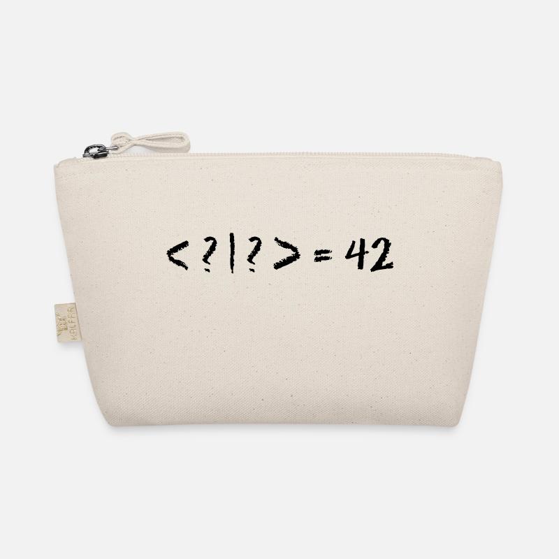 Best Quantum Joke Ever: Bra-Ket = 42 (Blackboard) Organic Pouch