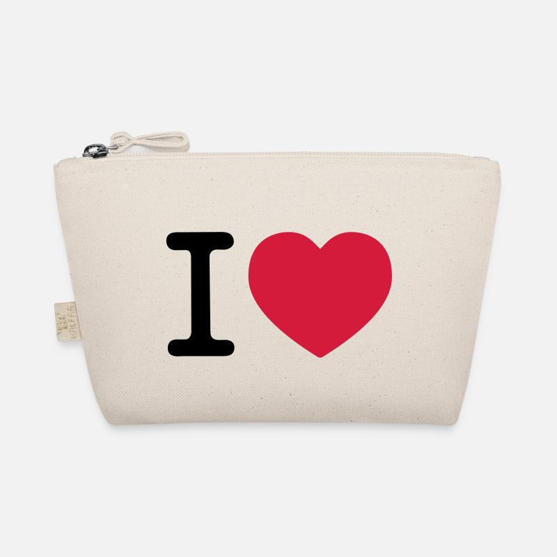i love - Bio-Täschchen - Natur