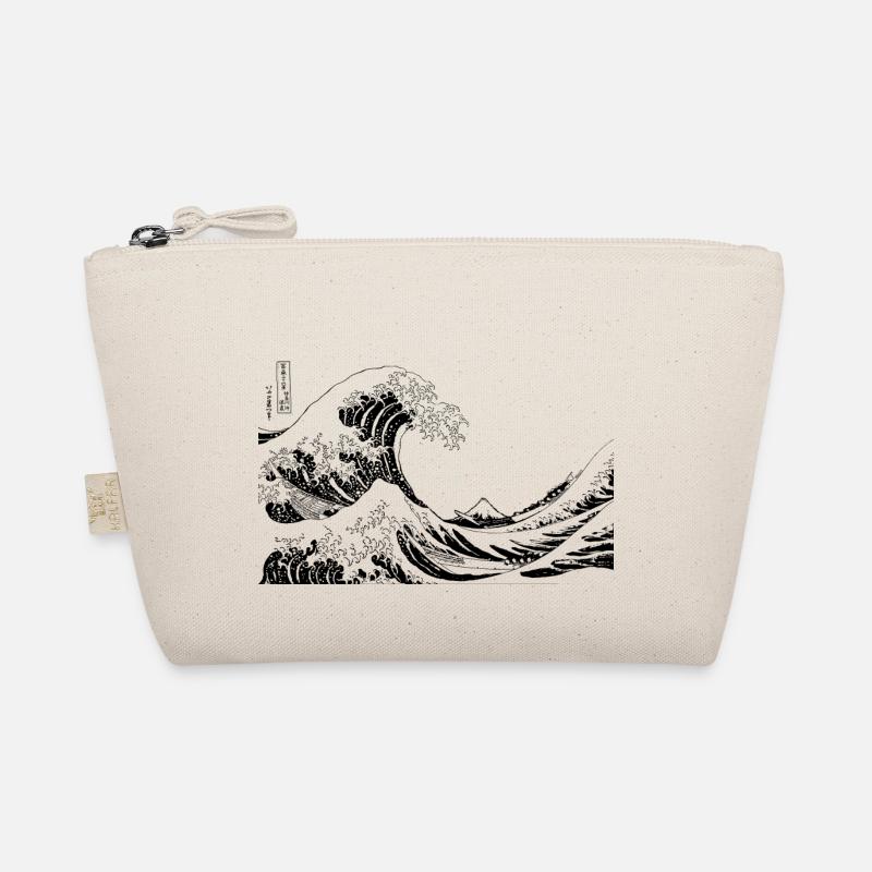 Wave graphic Organic Pouch