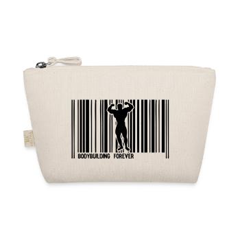 code barre4 bodybuilding forever musculature - Organic Pouch - nature - Front