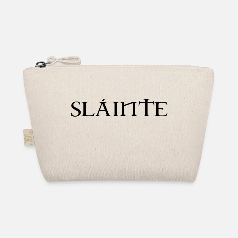 Slainte text uk - Organic Pouch - nature