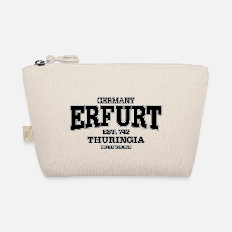 Erfurt Thuringia (black) Organic Pouch