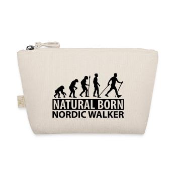natural_born_nordic_walker__f1 - Bio-Täschchen - Natur - Vorne