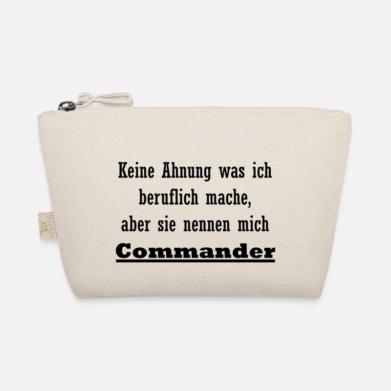 Commander ist mein Beruf Bio-Täschchen