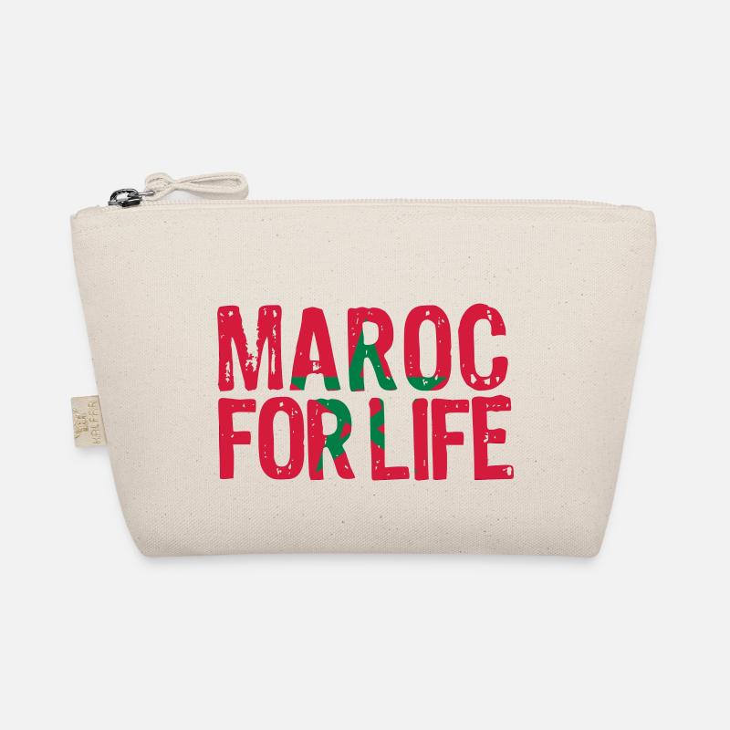 Morocco for life grunge vect Organic Pouch
