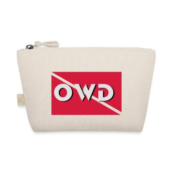 owd diver flag Taucher Tauchen - Bio-Täschchen - Natur - Vorne