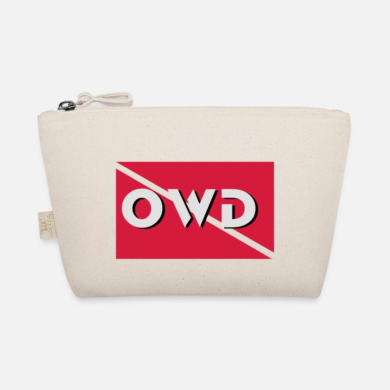 owd diver flag Taucher Tauchen Bio-Täschchen