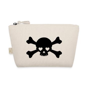 eyes skull - Organic Pouch - nature - Front