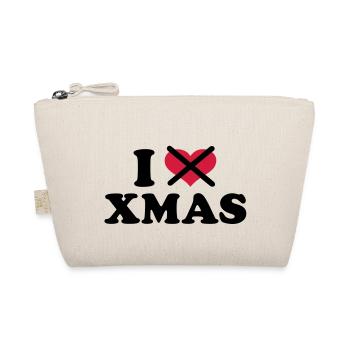 I hate Xmas Weihnachten - Bio-Täschchen - Natur - Vorne