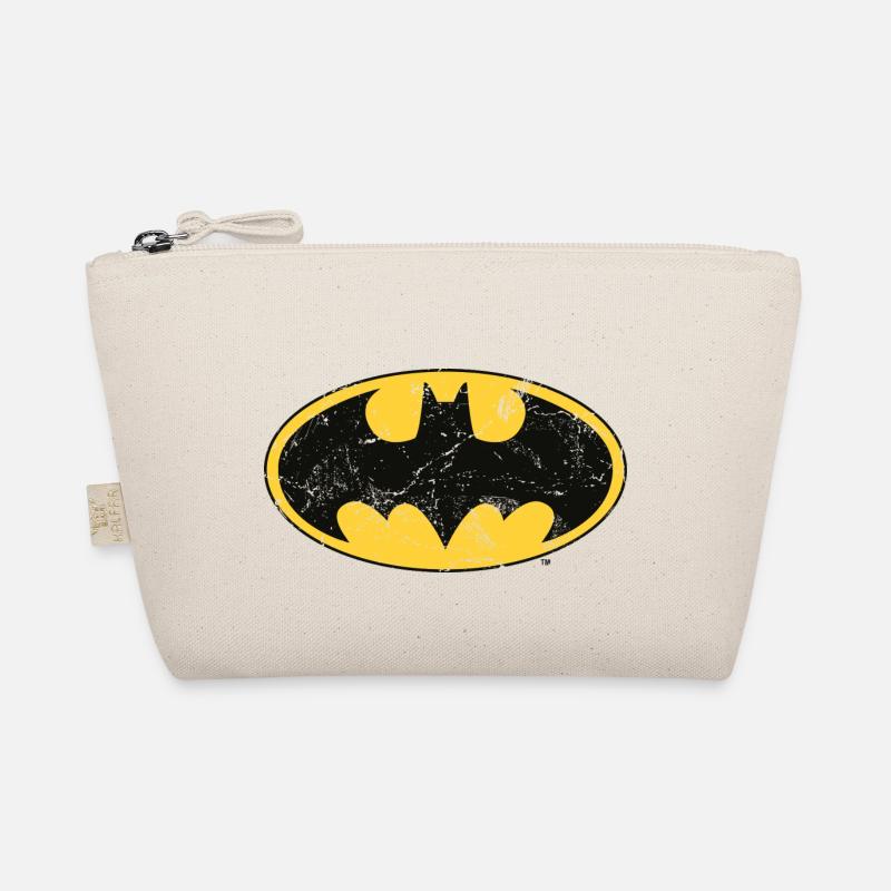 DC Comics Batman Logo Used Look - Bio-Täschchen - Natur