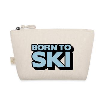 born to ski 2 col - Trousse biologique - nature - Devant